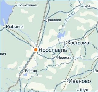 Карта Яровлавль